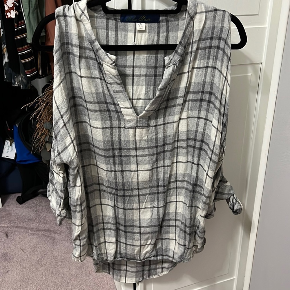 Cute & Cozy Gray flannel